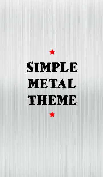 [LINE着せ替え] シンプル メタルの画像1