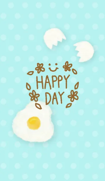 [LINE着せ替え] 目玉焼き-スマイル11-の画像1