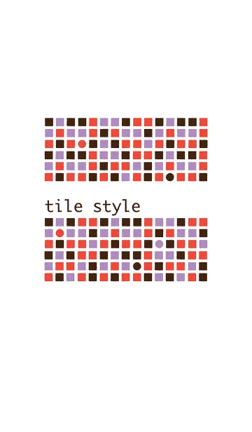 [LINE着せ替え] Tile styleの画像1