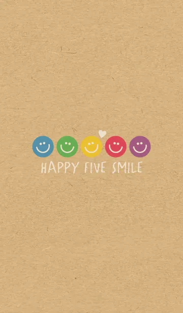 HAPPY FIVE SMILE -HEART KRAFT-の着せ替えメイン画像