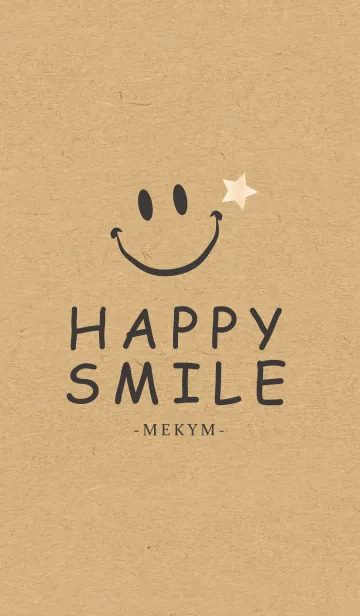 [LINE着せ替え] HAPPY SMILE STAR KRAFT 31 -MEKYM-の画像1