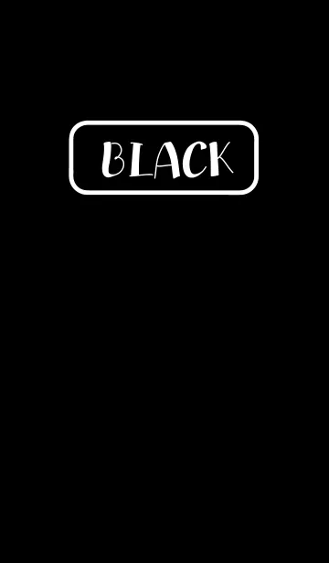 [LINE着せ替え] Black Simple Theme V.1 (jp)の画像1