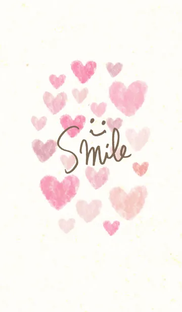 [LINE着せ替え] 大人スマイルとハート16の画像1