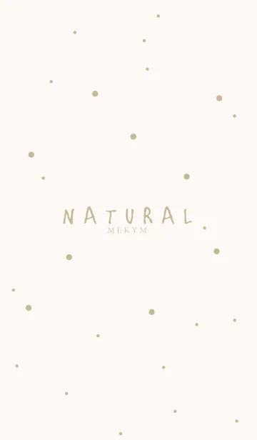 [LINE着せ替え] NATURAL - Brown -の画像1