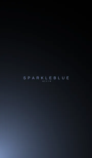 [LINE着せ替え] SPARKLEBLUE LIGHT -MEKYM-の画像1