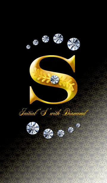 [LINE着せ替え] Initial"S" with DIAMONDの画像1