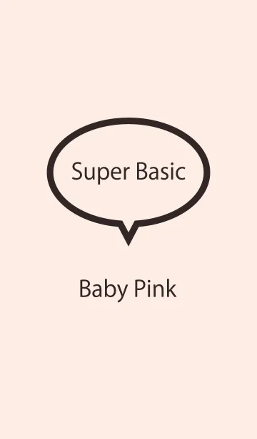 [LINE着せ替え] Super Basic Baby Pinkの画像1