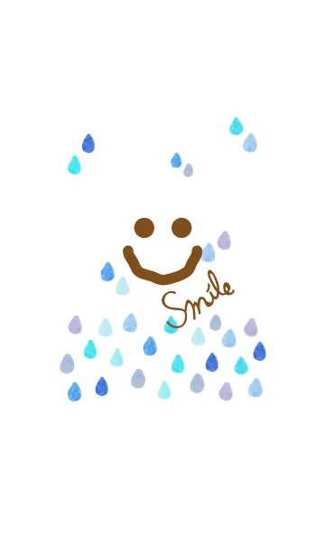 [LINE着せ替え] 雫-スマイル-の画像1