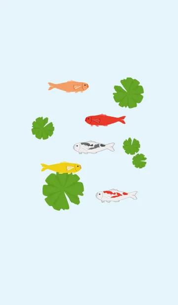 [LINE着せ替え] 蓮の葉 - イカの画像1