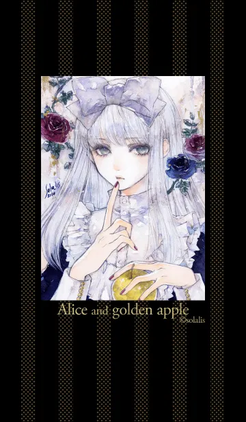 [LINE着せ替え] アリスと金色の林檎の画像1