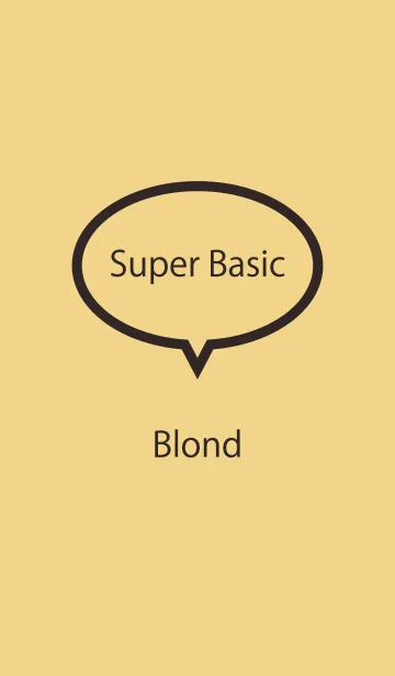 [LINE着せ替え] Super Basic Blondの画像1