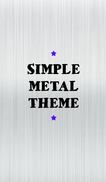 [LINE着せ替え] シンプル メタル 3の画像1