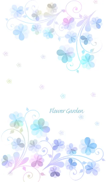 [LINE着せ替え] artwork_Flower garden17の画像1