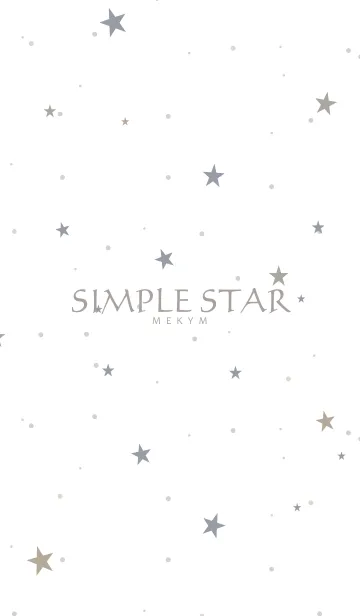 [LINE着せ替え] SIMPLE STAR -NATURAL BLUE-の画像1