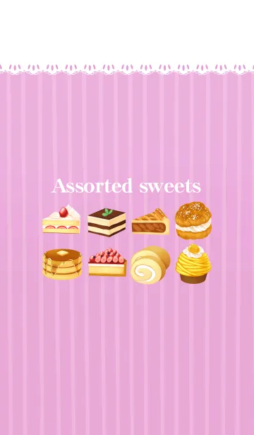 [LINE着せ替え] -Assorted sweets-の画像1