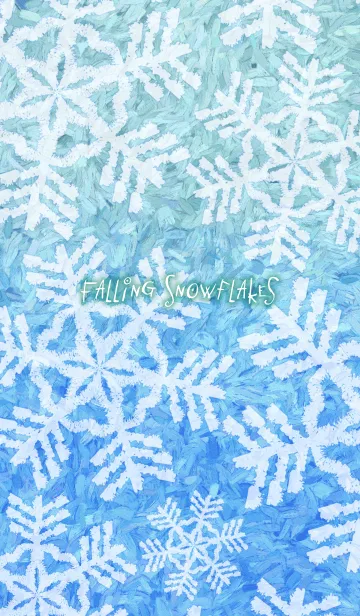 [LINE着せ替え] Falling Snowflakes 04の画像1