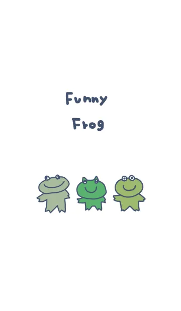 [LINE着せ替え] Funny Frogの画像1