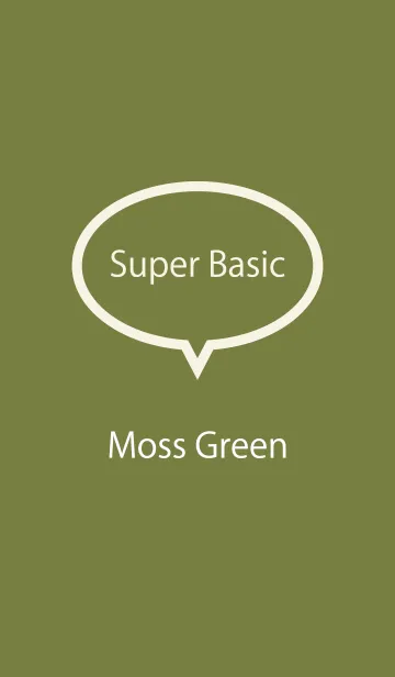 [LINE着せ替え] Super Basic Moss Greenの画像1