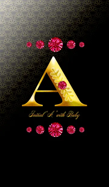 Initial"A" with RUBYの着せ替えメイン画像