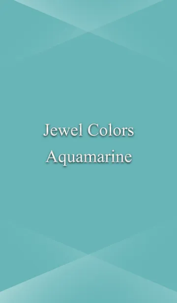 [LINE着せ替え] Jewel Colors Aquamarineの画像1