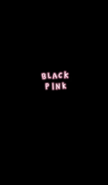 [LINE着せ替え] ブラックピンク☆ネオンの画像1