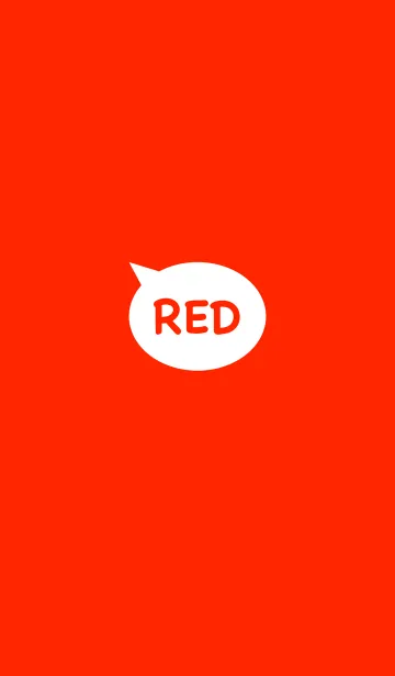 [LINE着せ替え] シンプル レッド [赤] No.1の画像1