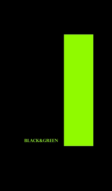 [LINE着せ替え] シンプル 緑と黒 ロゴ無し No.4-4の画像1