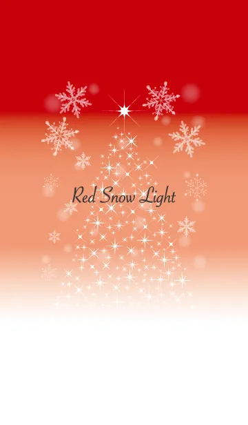 [LINE着せ替え] Red Snow Lightの画像1