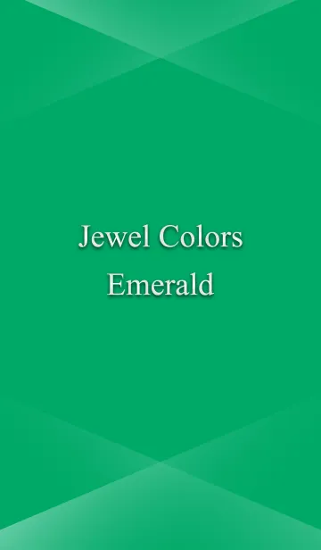 [LINE着せ替え] Jewel Colors Emeraldの画像1