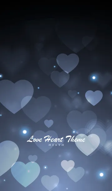 [LINE着せ替え] Love Heart Theme -SPARKLE BLUE-の画像1