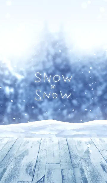 [LINE着せ替え] snow × snowの画像1