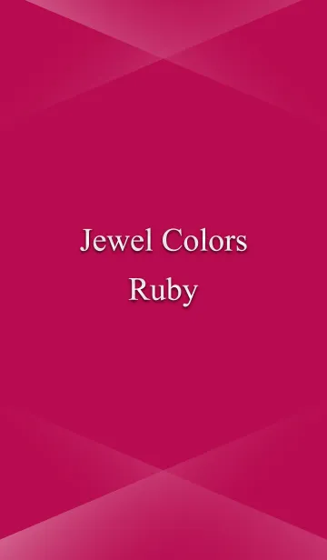 [LINE着せ替え] Jewel Colors Rubyの画像1