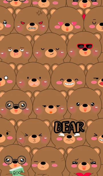 [LINE着せ替え] Emotions Fat Bear Theme (jp)の画像1