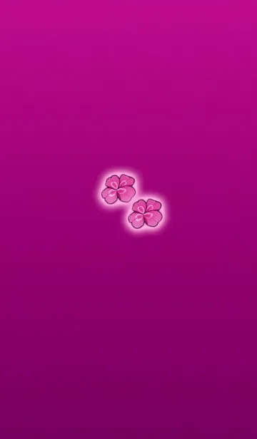 [LINE着せ替え] 超幸運クローバーピンクの画像1