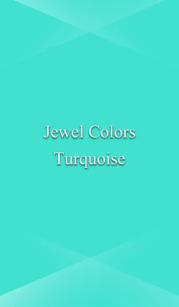 [LINE着せ替え] Jewel Colors Turquoiseの画像1