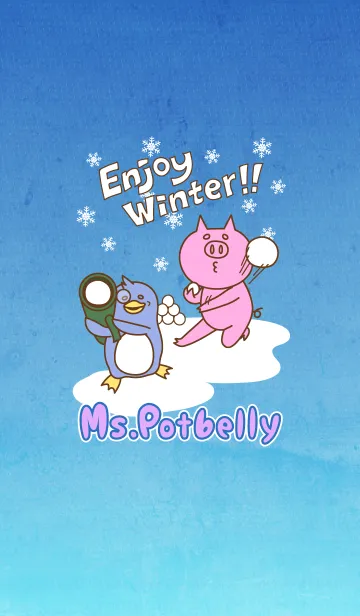 [LINE着せ替え] ミス ポットベリー 〜in winter〜の画像1