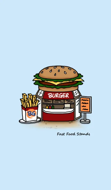 [LINE着せ替え] Fast Food Standsの画像1