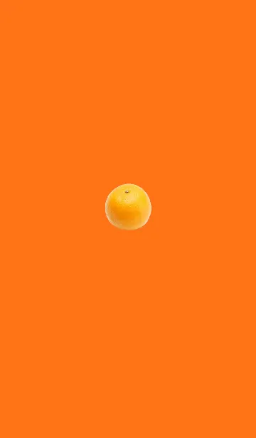 [LINE着せ替え] 橙色 オレンジ Fruits Colorの画像1