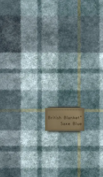 [LINE着せ替え] British Blanket*Saxe Blueの画像1