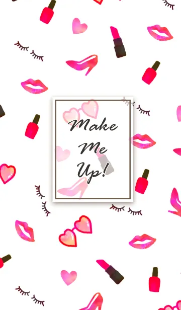 [LINE着せ替え] Make me up！ ～大人可愛いピンクカラー～の画像1