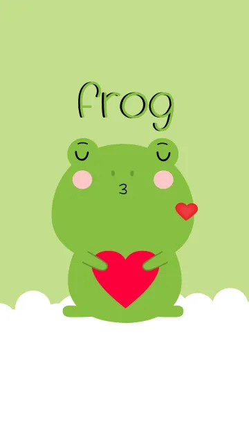 [LINE着せ替え] Simple Lovely Frog (jp)の画像1