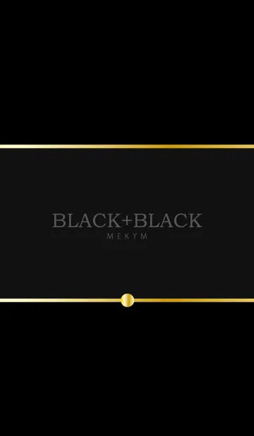 [LINE着せ替え] - BLACK+BLACK -の画像1