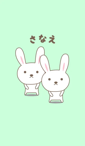 さなえさんウサギ着せ替え Rabbit Sanaeの着せ替えメイン画像