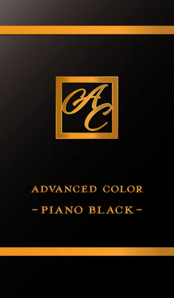 [LINE着せ替え] Advanced Color - Piano Black -の画像1