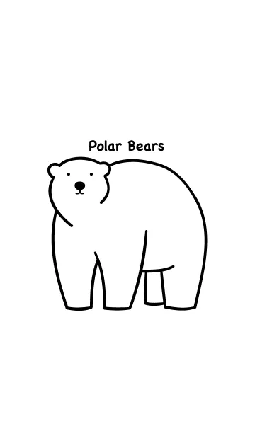 [LINE着せ替え] Polar Bearsの画像1