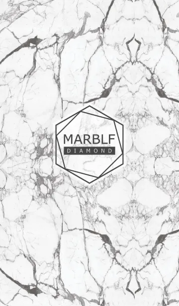[LINE着せ替え] Marble texture #white (JP)の画像1