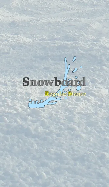 [LINE着せ替え] スノーボード レギュラースタンスの画像1