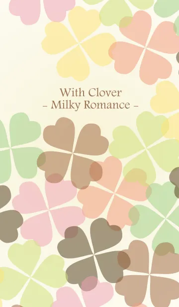 [LINE着せ替え] With Clover - Milky Romance -の画像1