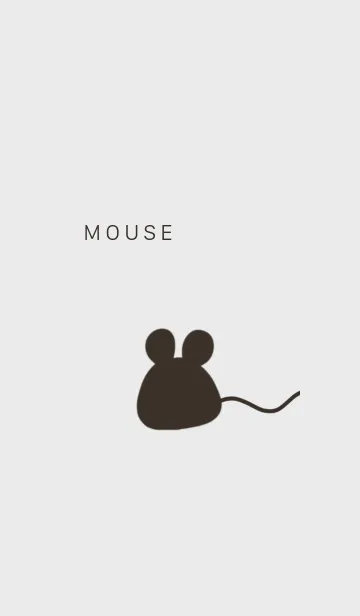 [LINE着せ替え] 黒ネズミの画像1