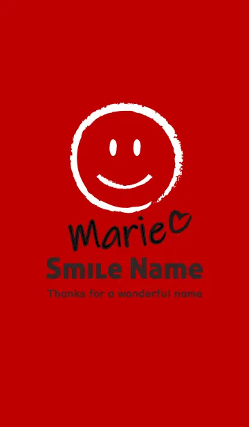 [LINE着せ替え] Smile Name まりえの画像1